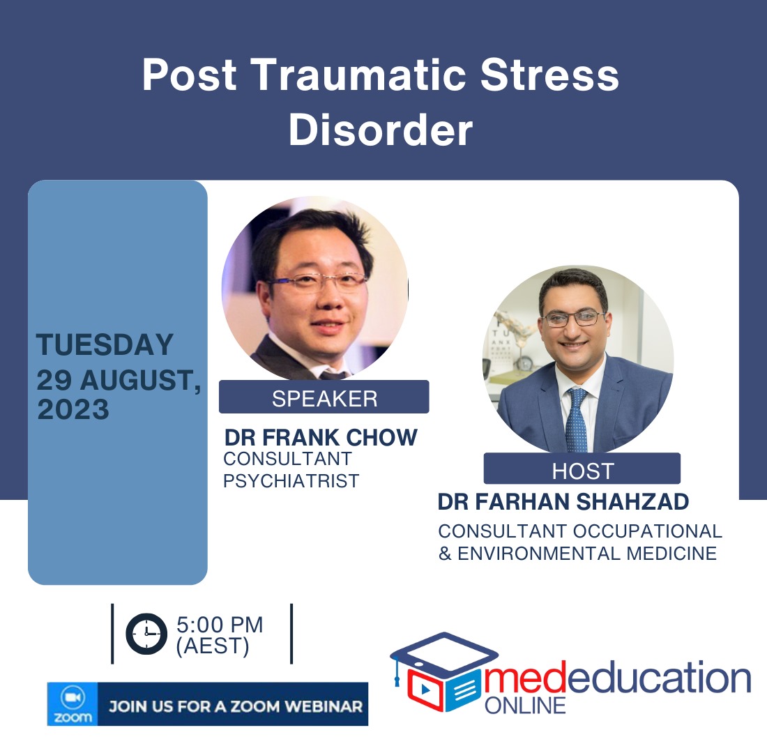 Post Traumatic Stress Disorder - August 29, 2023 MEDEDUCATION ONLINE